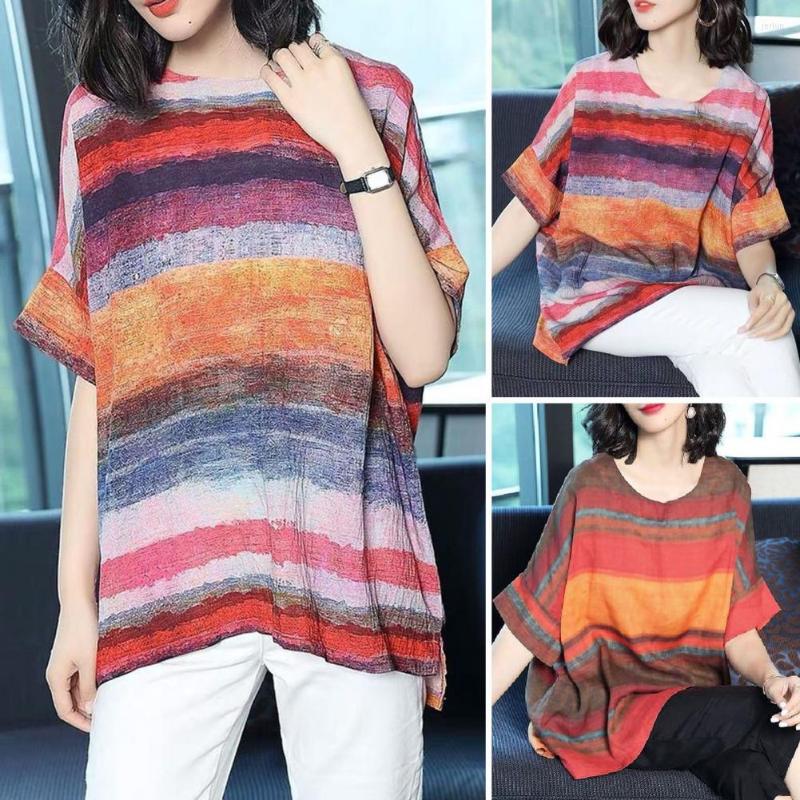 Women's Blouses Colorfast Chic Short Sleeves Plus Size Lady Blouse Breathable Women Summer T-shirt Pullover Female Clothes, Red
Women's Blouses Colorfast Chic Short Sleeves Plus Size Lady Blouse Breathable Women Summer T-shirt Pullover Female Clothes, Red