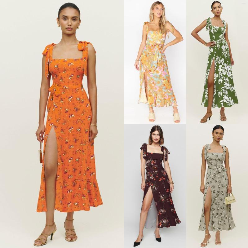 Casual Dresses Women Strap Sleeveless Floral Print Split Vintage Sexy Party Spring Summer Long A Line Dress, Floral 3
Casual Dresses Women Strap Sleeveless Floral Print Split Vintage Sexy Party Spring Summer Long A Line Dress, Floral 3