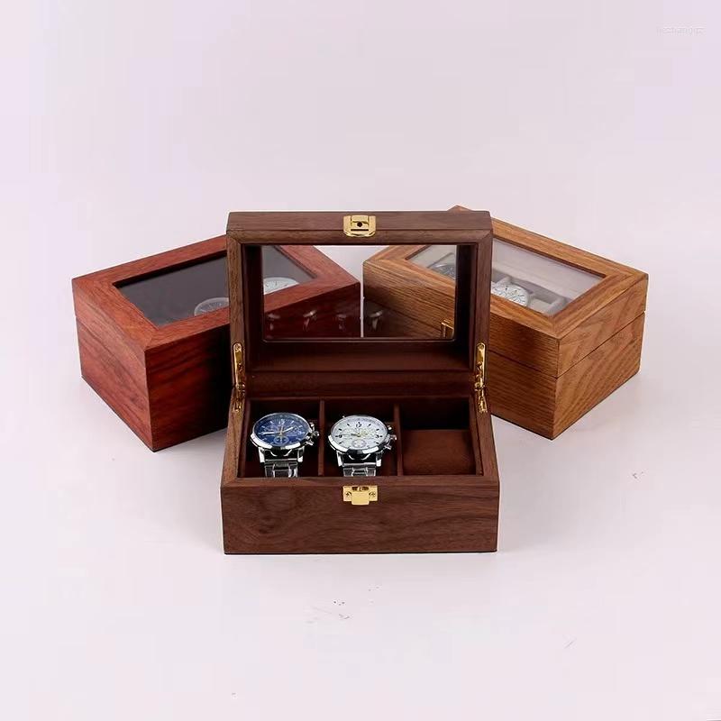 Watch Boxes Stock Walnut 3-position Box Vintage Wooden Storage Display Factory Wholesale Waterproof Watches
Watch Boxes Stock Walnut 3-position Box Vintage Wooden Storage Display Factory Wholesale Waterproof Watches