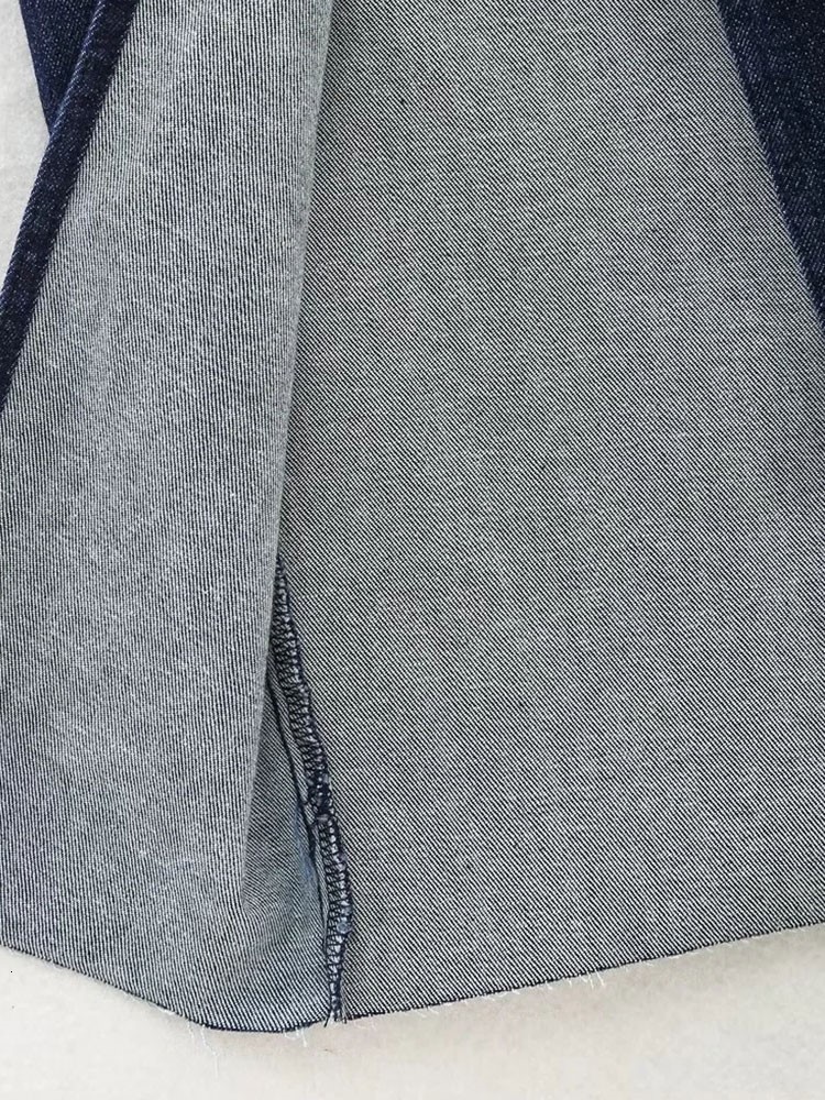 Party Dresses Blue Denim Strapless Backless Zipper Back Split Sexy Sleeveless Wrap Buttock Long Women High Street Fashion 230508