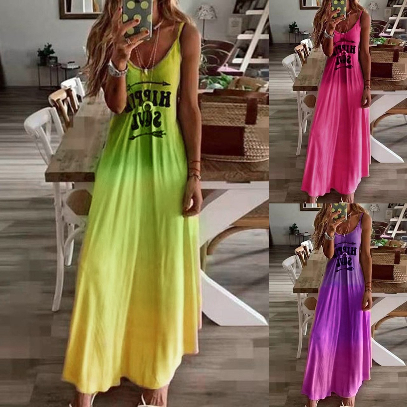 Party Dresses Gradient Printed Woman Sexy Sleeveless VNeck Camisole Lady Summer Boho Maxi Strap Sundress Femme Robe 230508, Purple
Party Dresses Gradient Printed Woman Sexy Sleeveless VNeck Camisole Lady Summer Boho Maxi Strap Sundress Femme Robe 230508, Purple