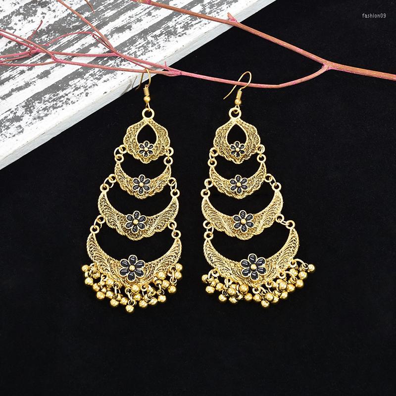 Dangle Earrings Multilayer Women Tassel Vintage Boho Ethnic Pendants Fashion Bohemian Elegant Flower Jhumka Female
Dangle Earrings Multilayer Women Tassel Vintage Boho Ethnic Pendants Fashion Bohemian Elegant Flower Jhumka Female
