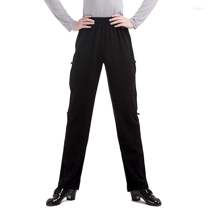 Stage Wear Latin Dance Pants Male Rumba Cha Tango Samba Salsa Men Dancing Practice Clothes Chinese Style Button Trousers DN4609, Black
Stage Wear Latin Dance Pants Male Rumba Cha Tango Samba Salsa Men Dancing Practice Clothes Chinese Style Button Trousers DN4609, Black