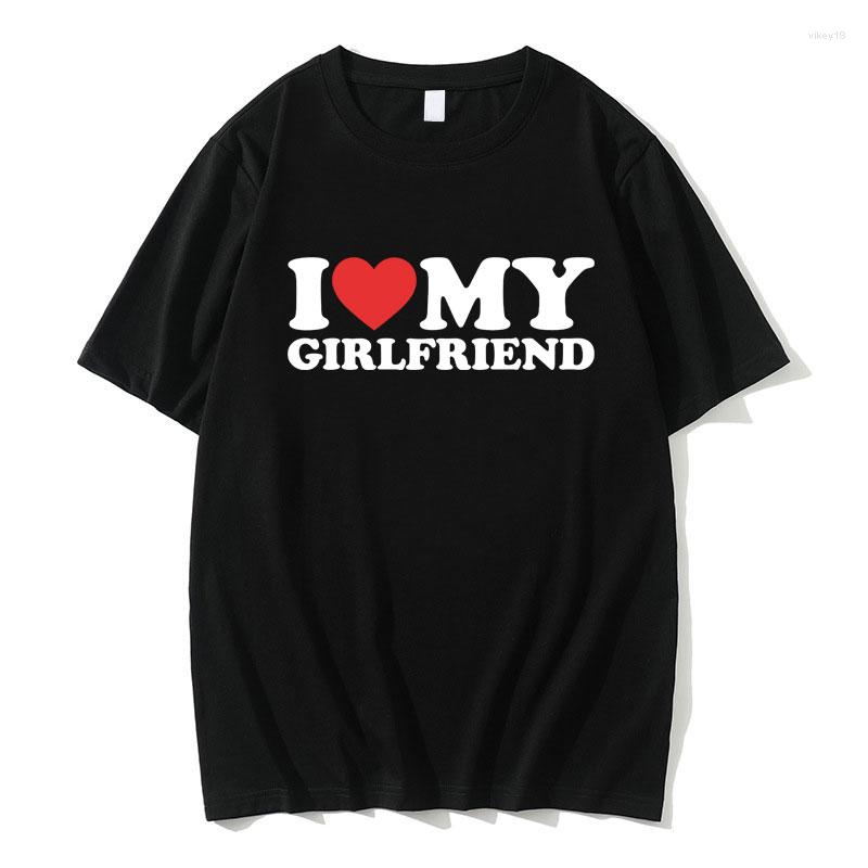 Men's T Shirts Funny I Love Heart My Girlfriend Print Men Women Cotton Loose Short Sleeve Tshirt Birthday Gift T-shirt Men's Clothing, Red
Men's T Shirts Funny I Love Heart My Girlfriend Print Men Women Cotton Loose Short Sleeve Tshirt Birthday Gift T-shirt Men's Clothing, Red