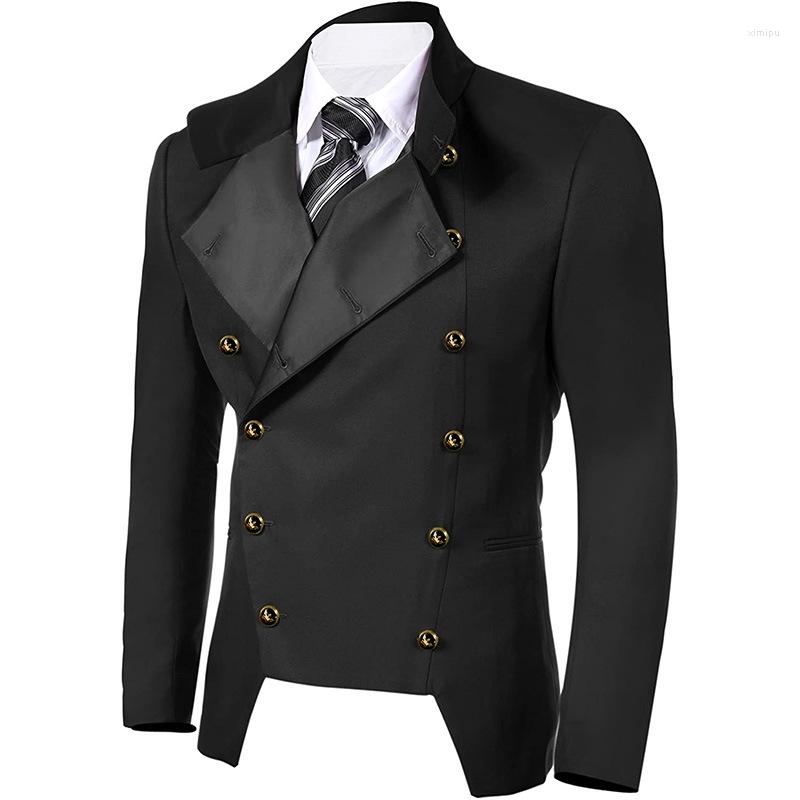 Men's Suits White Men Suit Black Double Breasted Stand Collar Gothic Jacket Coat Summer One Piece Blazer Regular Slim Fit Fashion 2023
Men's Suits White Men Suit Black Double Breasted Stand Collar Gothic Jacket Coat Summer One Piece Blazer Regular Slim Fit Fashion 2023