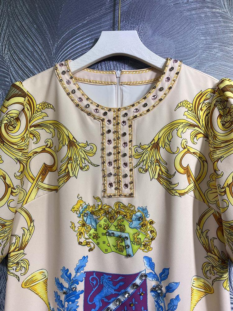 Party Dresses Crystal Beading Vintage Printed Gold Striped Print Summer A-Line Dress Clothing, Multi
Party Dresses Crystal Beading Vintage Printed Gold Striped Print Summer A-Line Dress Clothing, Multi