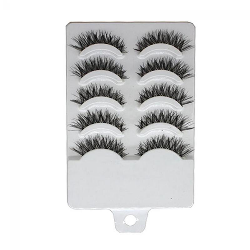 False Eyelashes 5 Pairs Beauty Makeup Handmade Natural Fashion Long Eye Lashes Tool Women Cosmetic
False Eyelashes 5 Pairs Beauty Makeup Handmade Natural Fashion Long Eye Lashes Tool Women Cosmetic