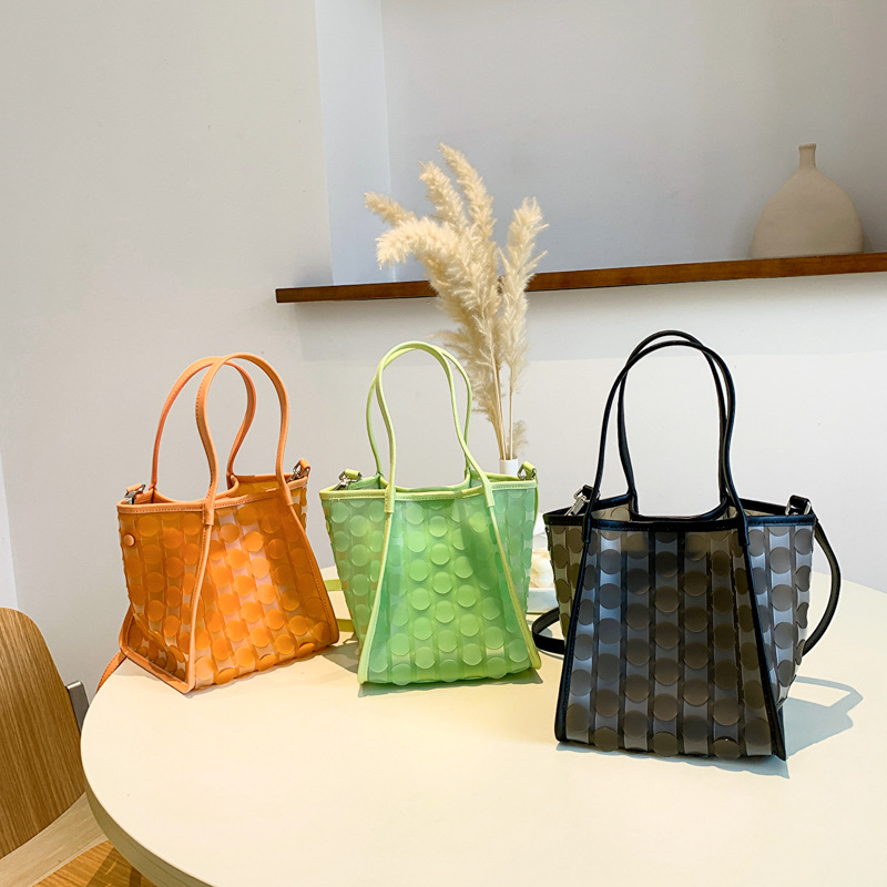 Bucket Bag New Large Capacity Women's Bag Jelly Vegetable Basket Handbag Shoulder Bags, 18*19*18cm
Bucket Bag New Large Capacity Women's Bag Jelly Vegetable Basket Handbag Shoulder Bags, 18*19*18cm