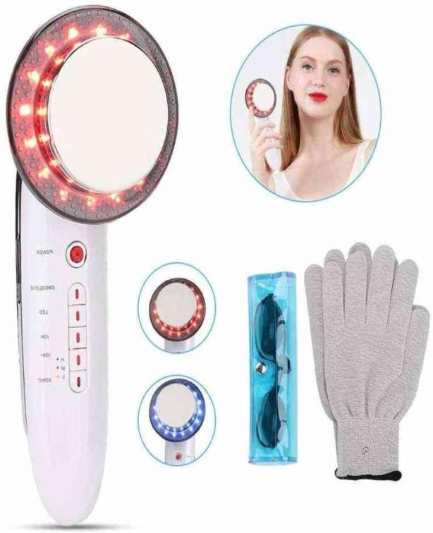 

Ems led massageador 6 em 11mhz luz vermelhaazul infravermelho para cuidados com a pele do corpo cintura quadril pernas slim3742866