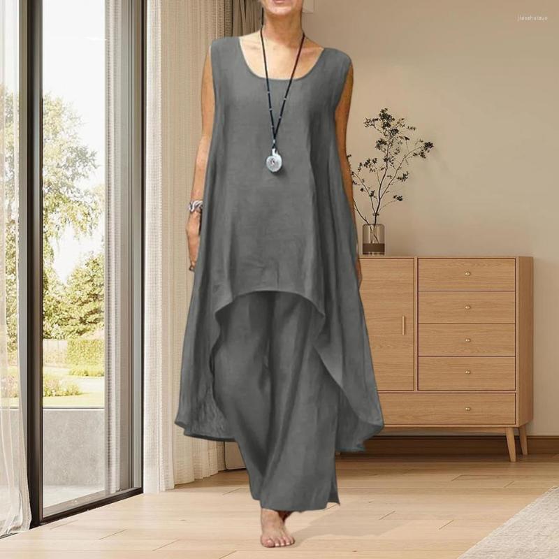 Women's Two Piece Pants Robe Trousers Suit Irregular Hem Elastic Waist Homewear Deep Crotch Vest Women Garment, Black
Women's Two Piece Pants Robe Trousers Suit Irregular Hem Elastic Waist Homewear Deep Crotch Vest Women Garment, Black
