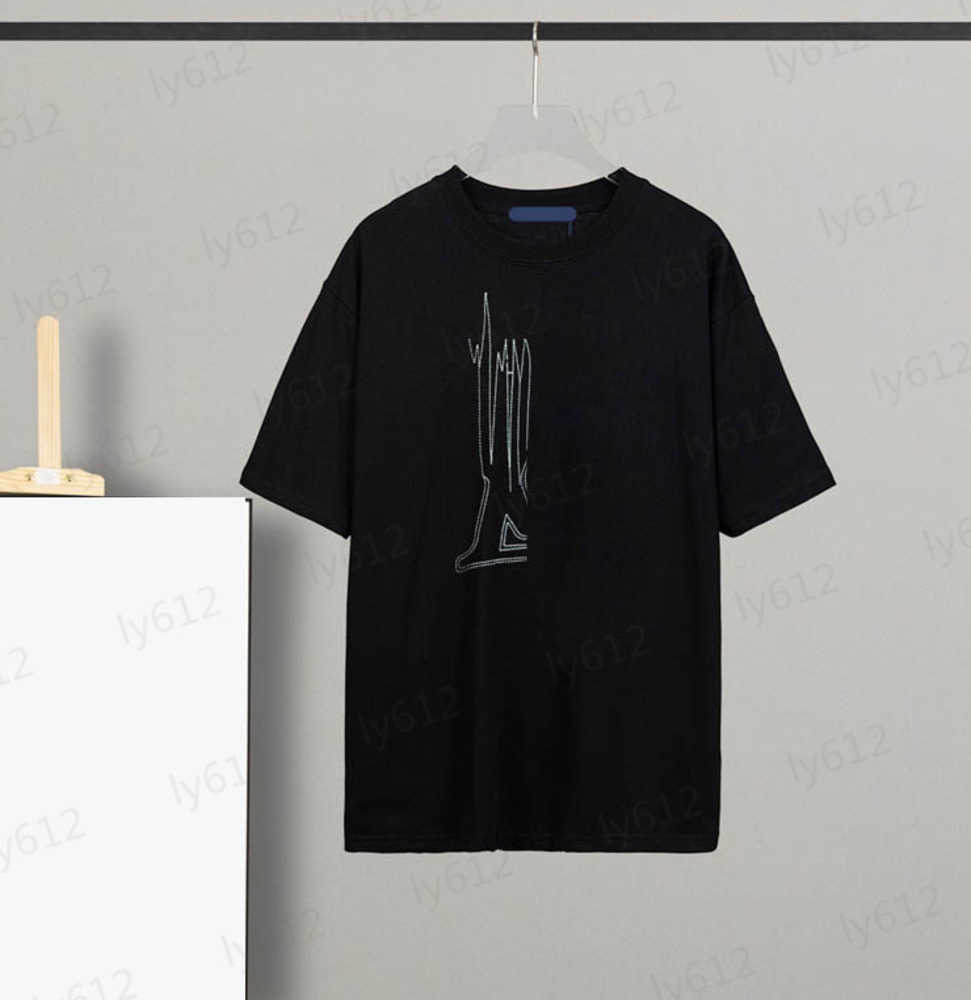 Summer Black Mens T Shirts Designer Fashion Leisure Luxury Classic Brand Pattern Embroidered Print Round Neck Pure Cotton Short Sleeve Male Tops 0206
Summer Black Mens T Shirts Designer Fashion Leisure Luxury Classic Brand Pattern Embroidered Print Round Neck Pure Cotton Short Sleeve Male Tops 0206