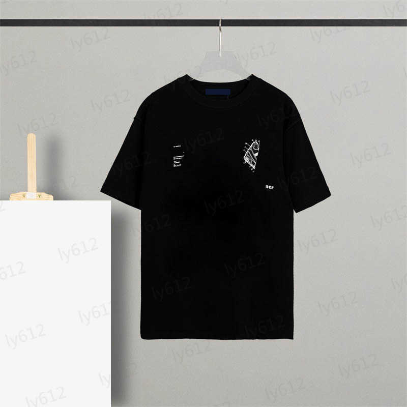 Mens Black Designer T Shirts Early Spring Luxury Loose Versatile Classic Brand Letter Logo Direct Spray Printed Double Yarn Pure Cotton Round Neck T-shirt 0206, 21
Mens Black Designer T Shirts Early Spring Luxury Loose Versatile Classic Brand Letter Logo Direct Spray Printed Double Yarn Pure Cotton Round Neck T-shirt 0206, 21
