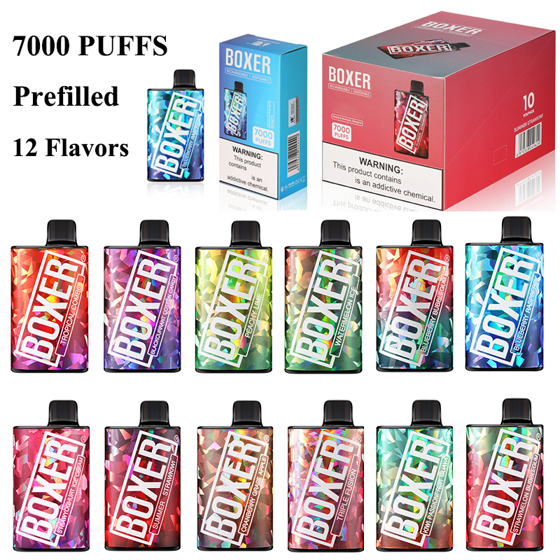 Original HUGO VAPOR Boxer 7000 Puffs Disposable Vape Pen 15ml Prefilled Cartridges Pods 550mAh Rechargeable Battery 12 Flavors
Original HUGO VAPOR Boxer 7000 Puffs Disposable Vape Pen 15ml Prefilled Cartridges Pods 550mAh Rechargeable Battery 12 Flavors