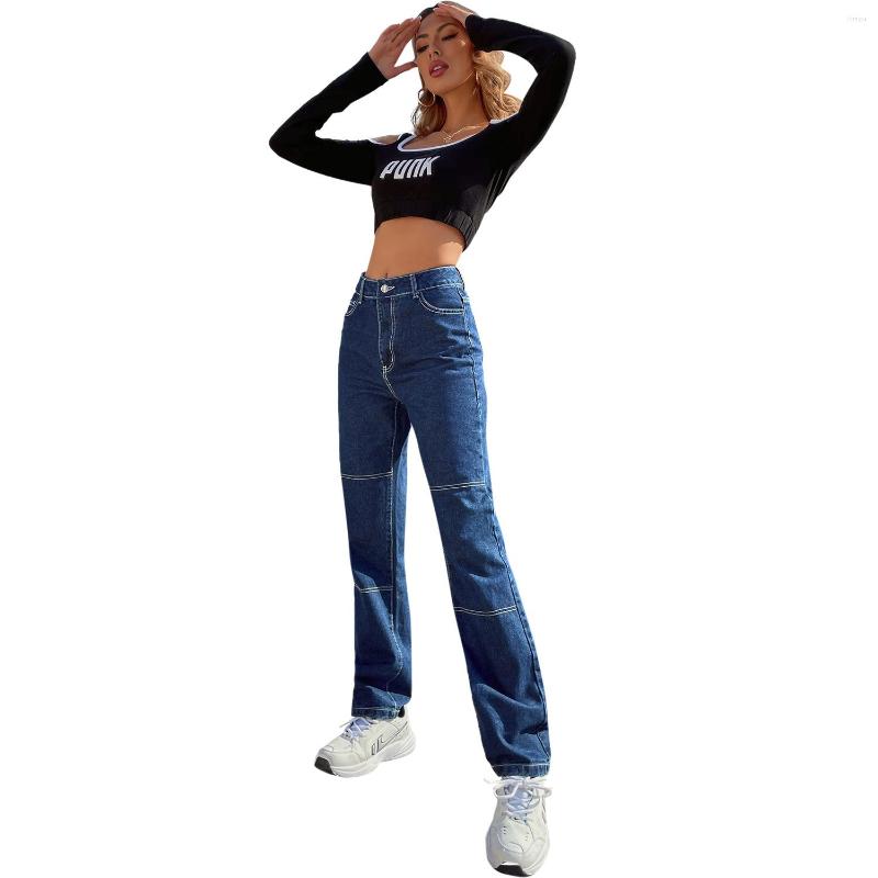 Women's Jeans Spring And Summer Women's Wear In Europe America Ins Fashion Casual High Waist Straight Trousers Woman, Blue
Women's Jeans Spring And Summer Women's Wear In Europe America Ins Fashion Casual High Waist Straight Trousers Woman, Blue