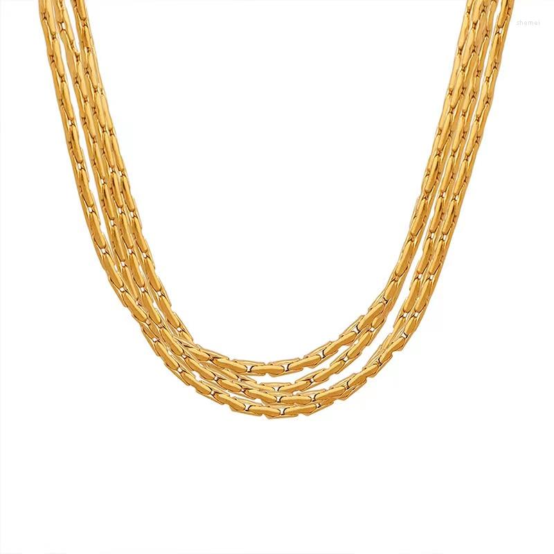 Choker Hip Hop 18K Gold Plated Personalised Cuban Chains Pendant Stainless Steel Fashion Jewelry Necklaces For Wholesale
Choker Hip Hop 18K Gold Plated Personalised Cuban Chains Pendant Stainless Steel Fashion Jewelry Necklaces For Wholesale