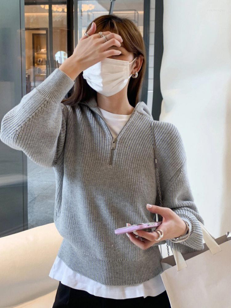 Women's Sweaters Women Sweater Open Neck Wool Blend Knit Fall 2023 Casual, Navy blue
Women's Sweaters Women Sweater Open Neck Wool Blend Knit Fall 2023 Casual, Navy blue