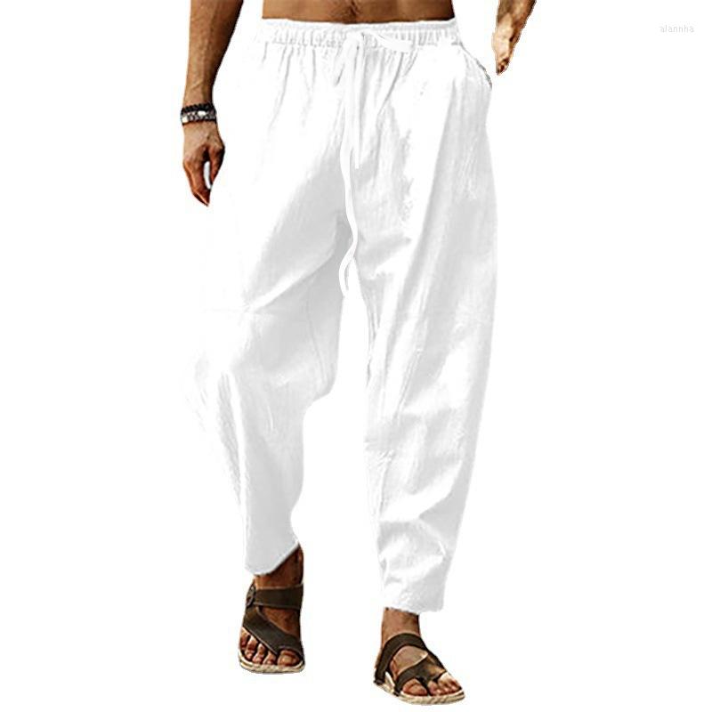 Men's Pants American Summer Mens Hip-hop Breathable Cotton And Linen Loose Casual, Apricot
Men's Pants American Summer Mens Hip-hop Breathable Cotton And Linen Loose Casual, Apricot