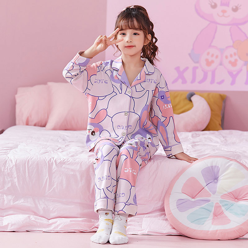 Pajamas Kawaii Cartoon Print Children Pajama Set Anime Long-Sleeved Trousers Girls Clothing Baby Pajamas Sleepwear 230509
Pajamas Kawaii Cartoon Print Children Pajama Set Anime Long-Sleeved Trousers Girls Clothing Baby Pajamas Sleepwear 230509