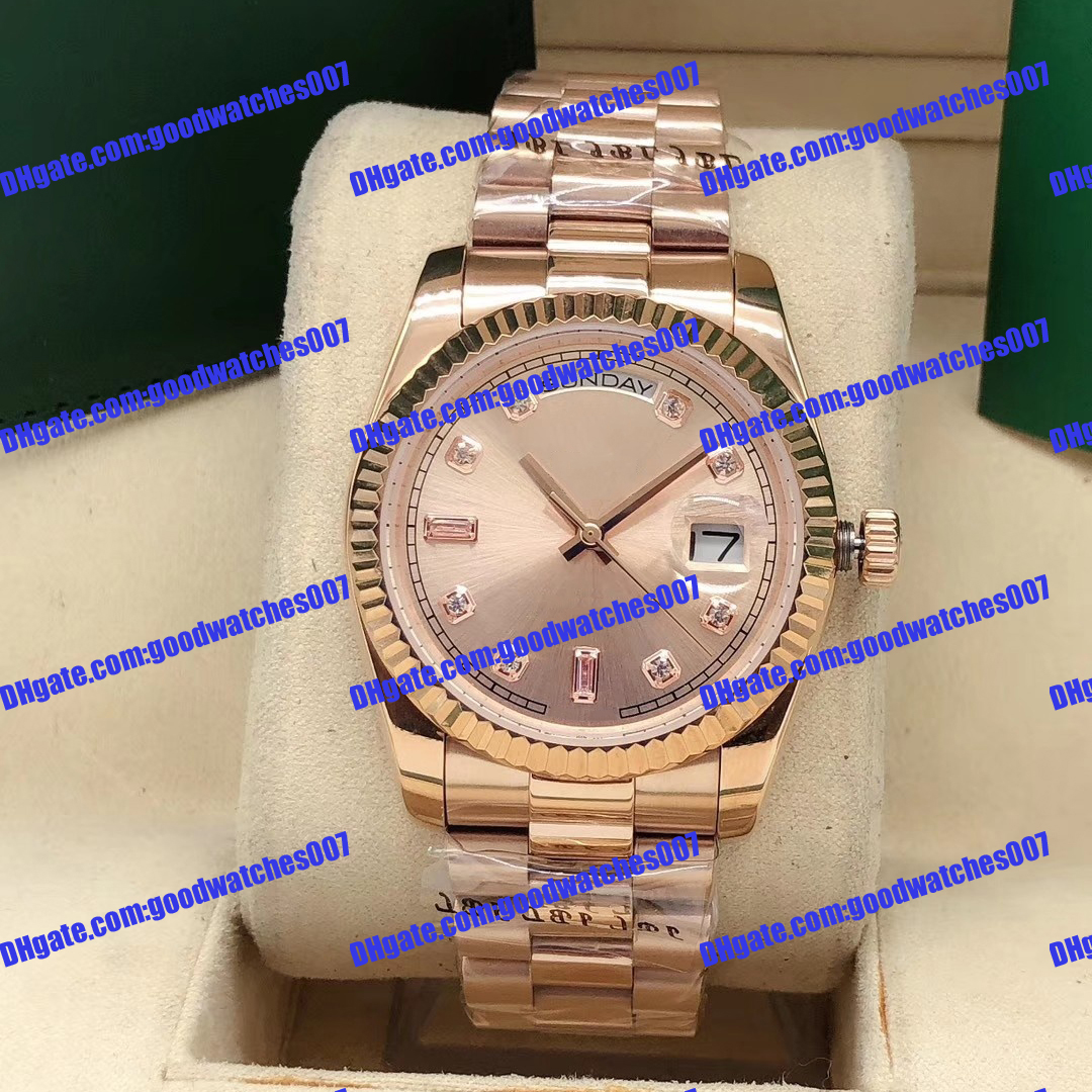 High quality luxury men's watch 2813 automatic mechanism 128235 128238 rose gold watch 36mm pink diamond dial sapphire glass watch 278243 fashionable women's watch, White 2
High quality luxury men's watch 2813 automatic mechanism 128235 128238 rose gold watch 36mm pink diamond dial sapphire glass watch 278243 fashionable women's watch, White 2