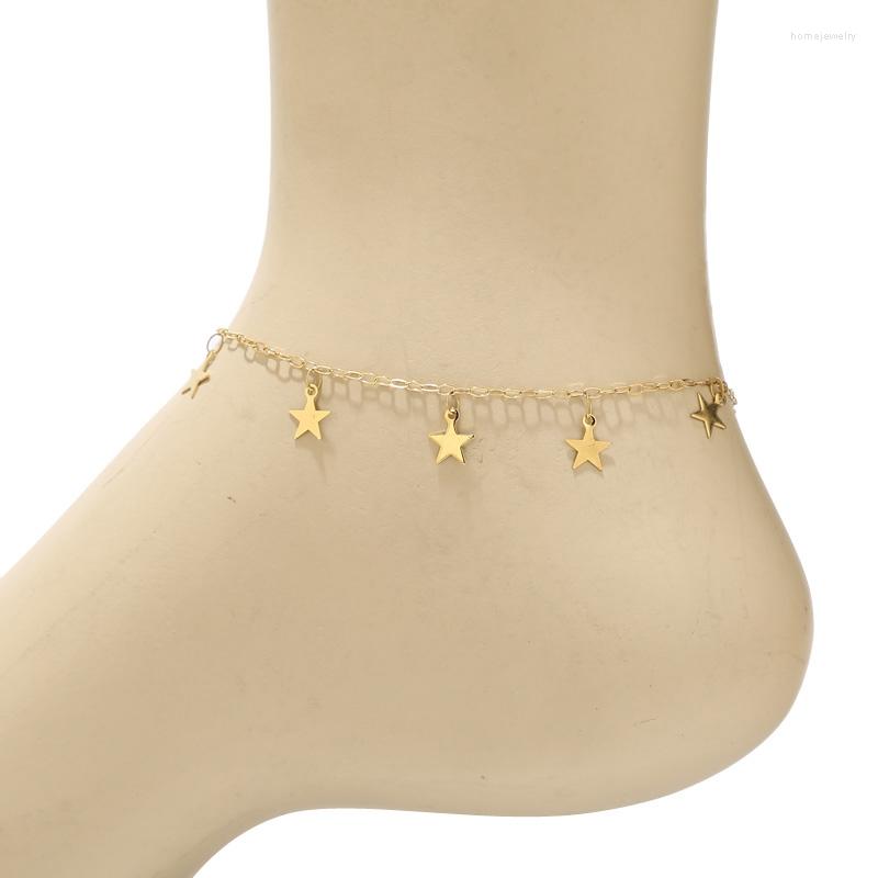 Anklets 1pcs Stainless Steel Star Waterdrop Cross Moon Gold Plated Leg Ankle For Women Holidays Beach Foot Jewelry Accessories
Anklets 1pcs Stainless Steel Star Waterdrop Cross Moon Gold Plated Leg Ankle For Women Holidays Beach Foot Jewelry Accessories