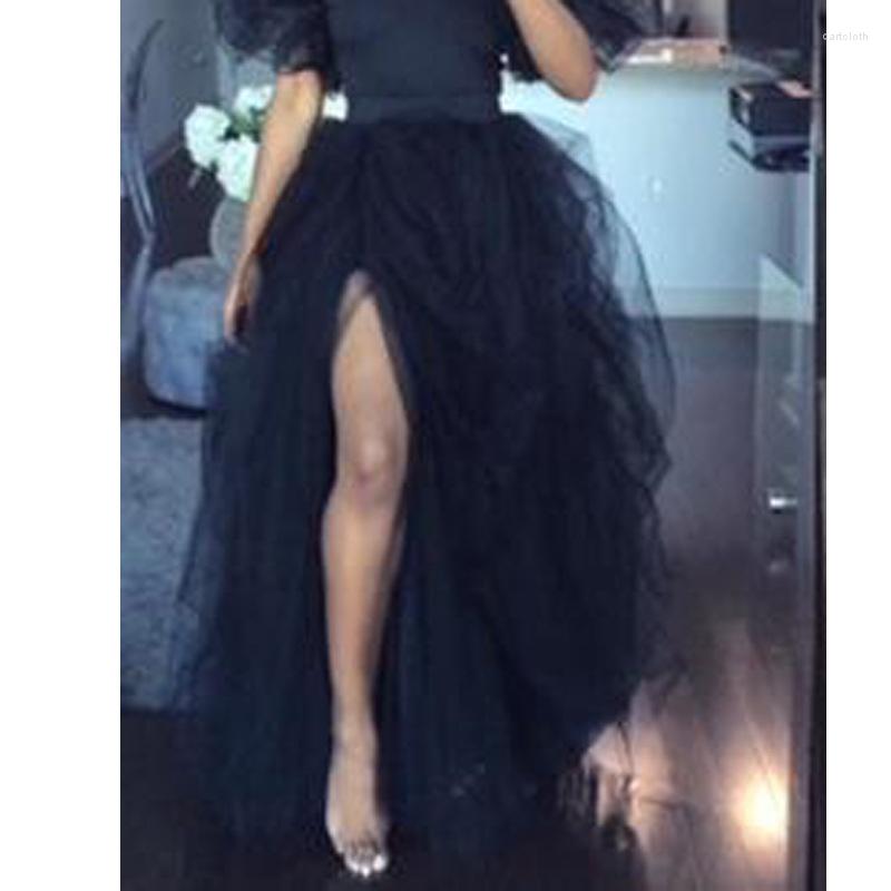Skirts Cutubly Elegant Solid Poached For Women Fashion High Slit Mesh Skirt Summer Street Sexy Female Streetwear Party, Black
Skirts Cutubly Elegant Solid Poached For Women Fashion High Slit Mesh Skirt Summer Street Sexy Female Streetwear Party, Black