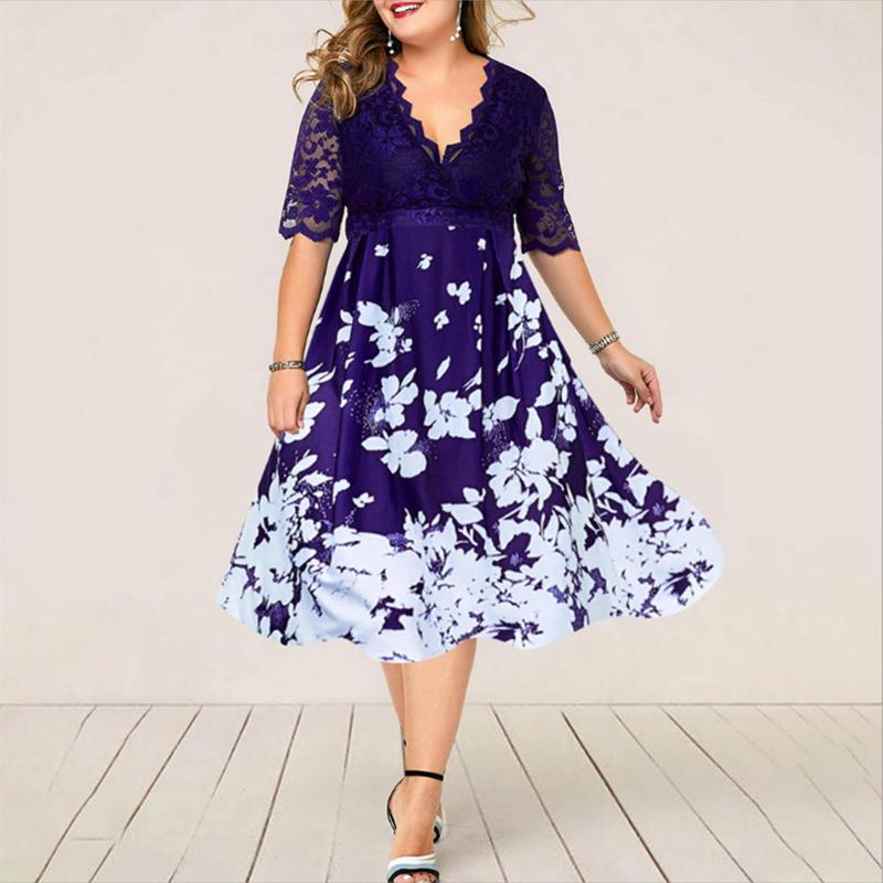 Casual Dresses Elegant Women Summer Beach Sundress V Neck Lace Stitching Eveing Party Dress Loose Holiday Vestidos, Black
Casual Dresses Elegant Women Summer Beach Sundress V Neck Lace Stitching Eveing Party Dress Loose Holiday Vestidos, Black