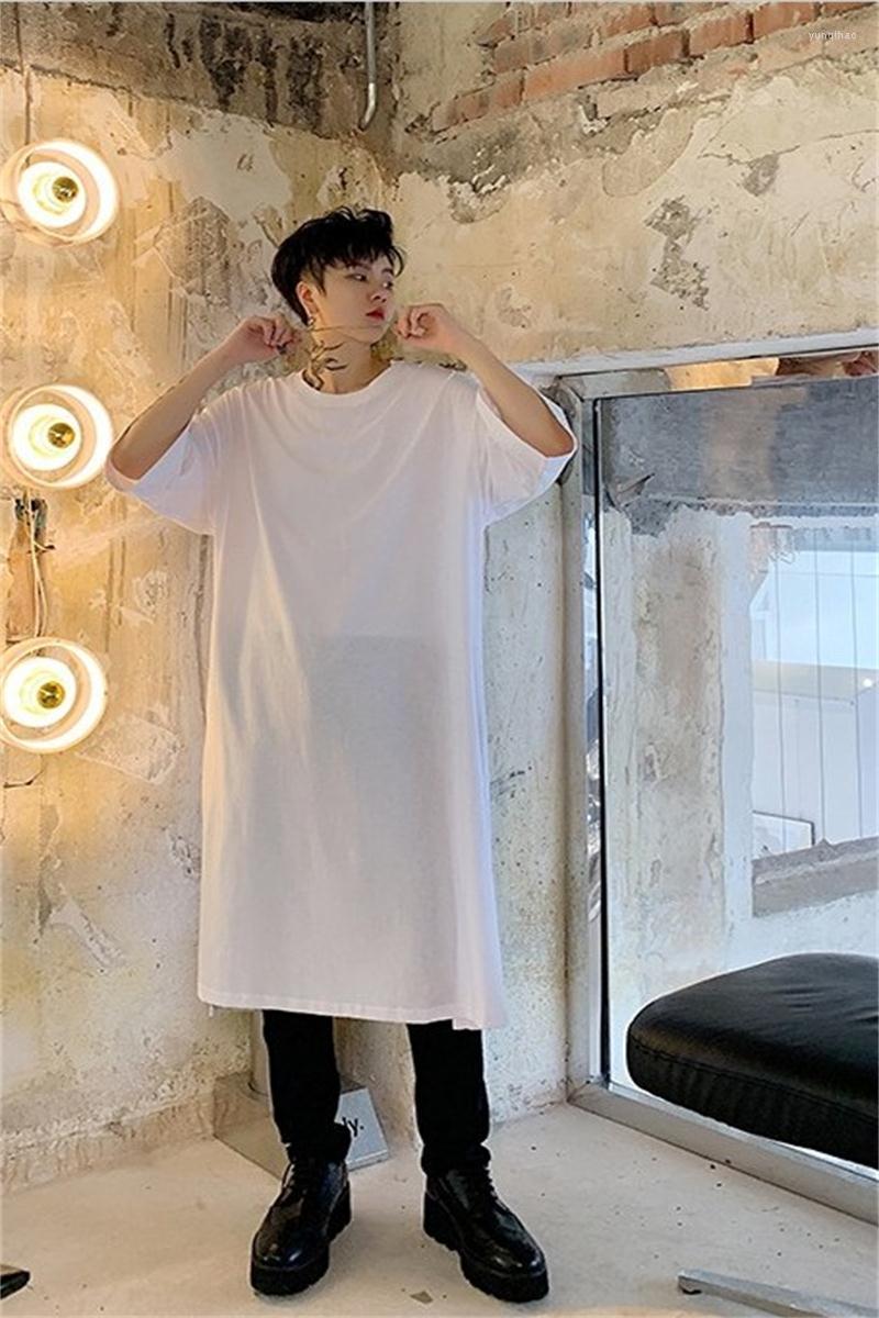 Men' T Shirts European And American Fashion Yamamoto Dark Summer Long Side Slit Loose Short-sleeved T-shirt Men INS Alternative Unders, Black
Men' T Shirts European And American Fashion Yamamoto Dark Summer Long Side Slit Loose Short-sleeved T-shirt Men INS Alternative Unders, Black