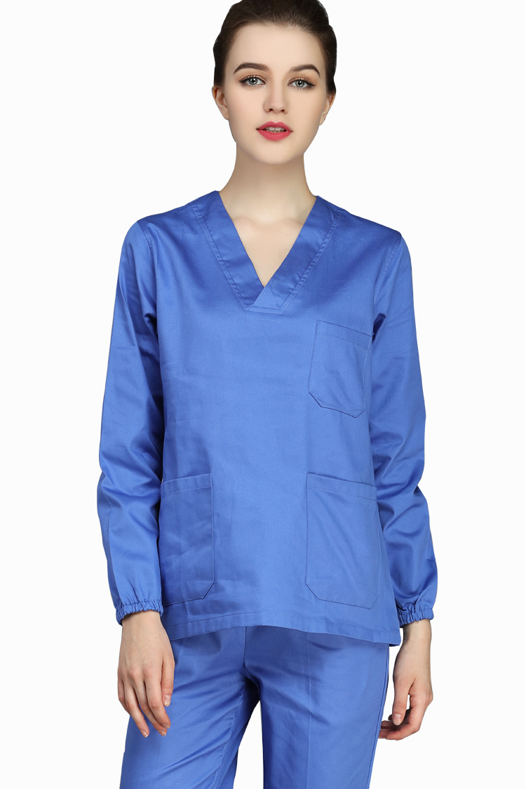 Hospital Operating Room Uniform Women Short Sleeve Hand Washing Clothes Doctor Male Long Sleeve Dental Clinic Work Top and Pants