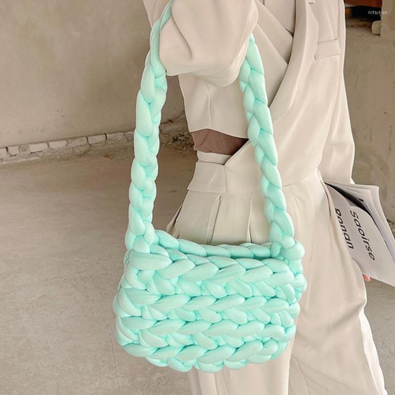 Evening Bags Woven Ladies Shopping Bag Handmade Icelandic Wool Women Tote Fashion Casual Elegant Solid Color Female Purse, Black
Evening Bags Woven Ladies Shopping Bag Handmade Icelandic Wool Women Tote Fashion Casual Elegant Solid Color Female Purse, Black