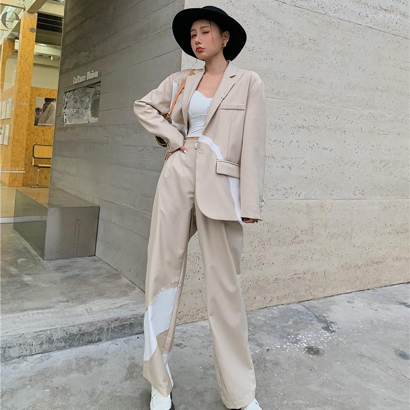 Women' Two Piece Pants Spring Suit WomanVintage Fashion 2 Outfits Solid Casual Blazers Female Elastic Waist Long Lady Sets Streetwear
Women' Two Piece Pants Spring Suit WomanVintage Fashion 2 Outfits Solid Casual Blazers Female Elastic Waist Long Lady Sets Streetwear