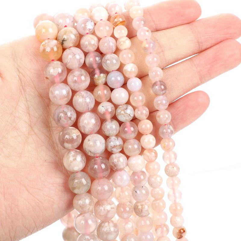 Beads Other Natural Stone Cherry Blossom Agate Round Loose For Jewelry Making Needlework Bracelet DIY 4-12 MM
Beads Other Natural Stone Cherry Blossom Agate Round Loose For Jewelry Making Needlework Bracelet DIY 4-12 MM