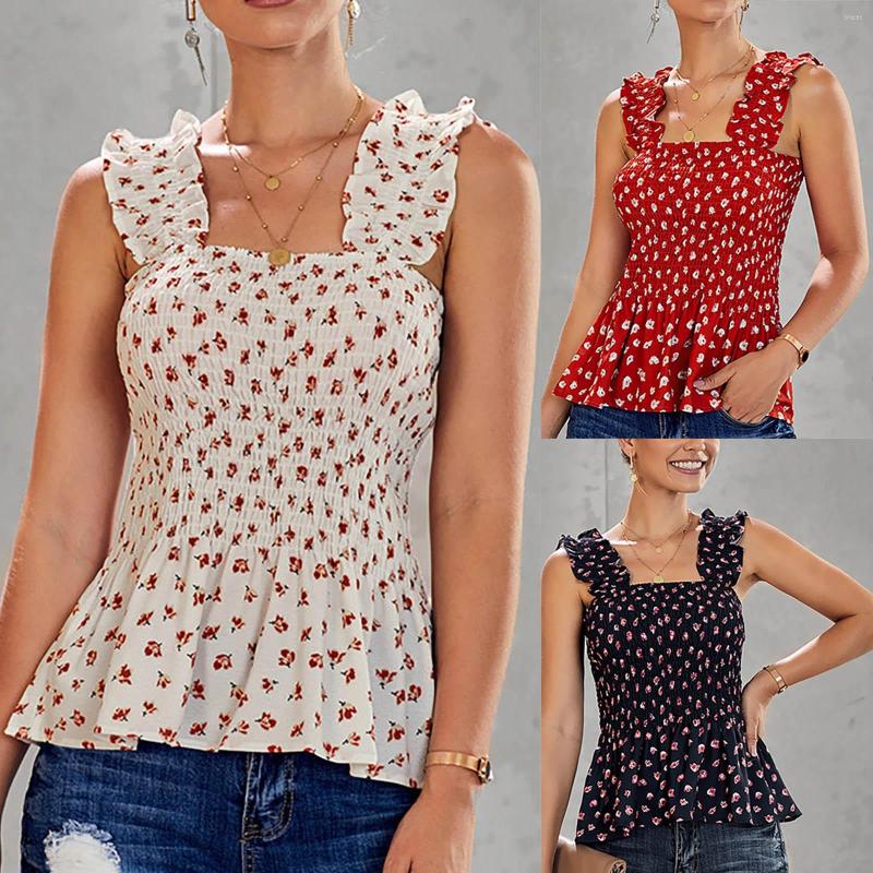 Women's Tanks Tight Belt Vest Frilly Printing Neck Women's Shoulder Wide Blouse, White
Women's Tanks Tight Belt Vest Frilly Printing Neck Women's Shoulder Wide Blouse, White