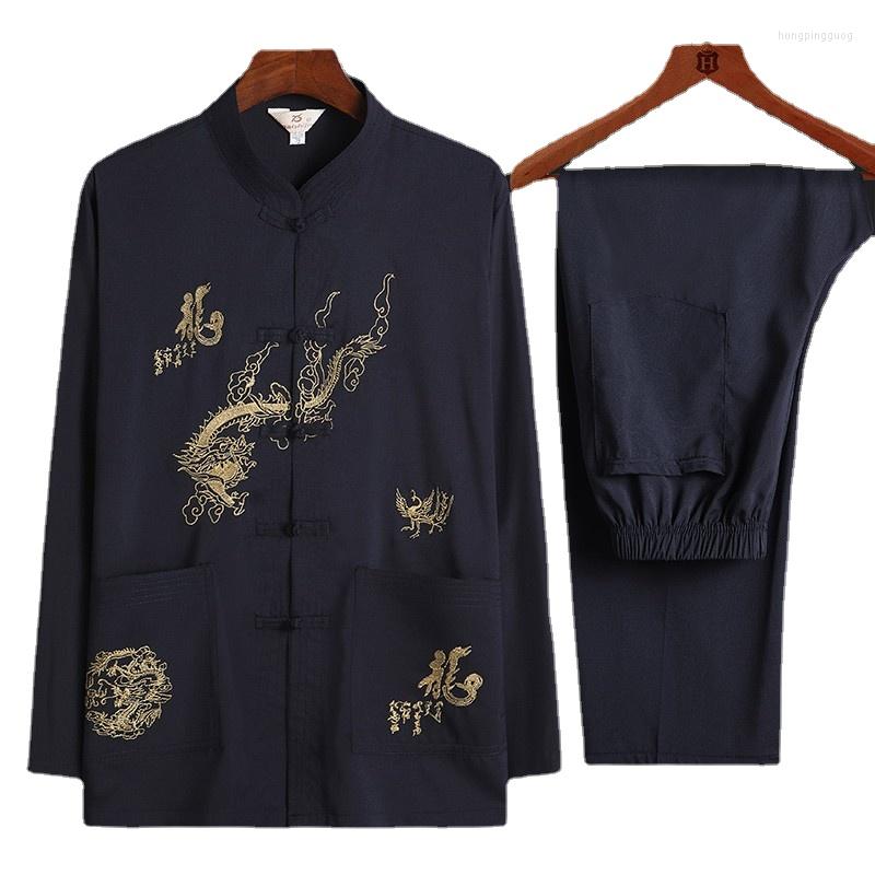 Ethnic Clothing Embroidered Dragon Hanfu Tai Chi Suit Chinese Men's Tang National Mandarin Collar Casual Layman
Ethnic Clothing Embroidered Dragon Hanfu Tai Chi Suit Chinese Men's Tang National Mandarin Collar Casual Layman