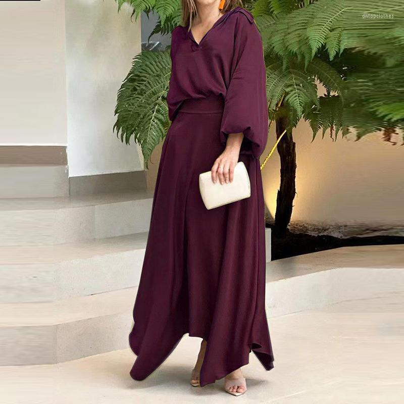 Work Dresses Women Solid Pullover Top Skirt Suit Spring Autumn Large Lapel Long Sleeve Tops Waist Two Piece Set Elegant Lady Streetwear, Black
Work Dresses Women Solid Pullover Top Skirt Suit Spring Autumn Large Lapel Long Sleeve Tops Waist Two Piece Set Elegant Lady Streetwear, Black