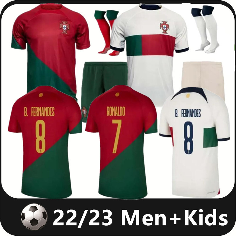 22 23 PortuguesaS soccer jerseys Maillot Foot RONALDO JOAO FELIX RUBEN NEVES BRUNO FERNANDES DIEGO J. OTAVIO 2023 PortugueseS football shirt Men Kids kit sets S-4XL, Away
22 23 PortuguesaS soccer jerseys Maillot Foot RONALDO JOAO FELIX RUBEN NEVES BRUNO FERNANDES DIEGO J. OTAVIO 2023 PortugueseS football shirt Men Kids kit sets S-4XL, Away