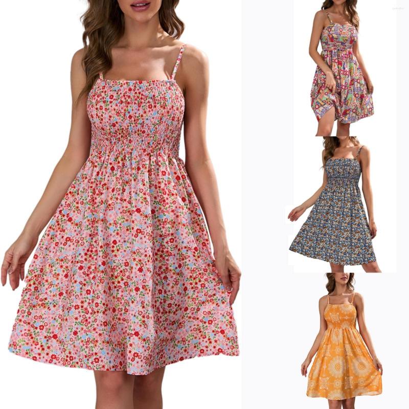 Casual Dresses Summer Print Wrap Halter Dress For Women Sleeveless V Neck Tie Waist Shirt Cute, Blue
Casual Dresses Summer Print Wrap Halter Dress For Women Sleeveless V Neck Tie Waist Shirt Cute, Blue