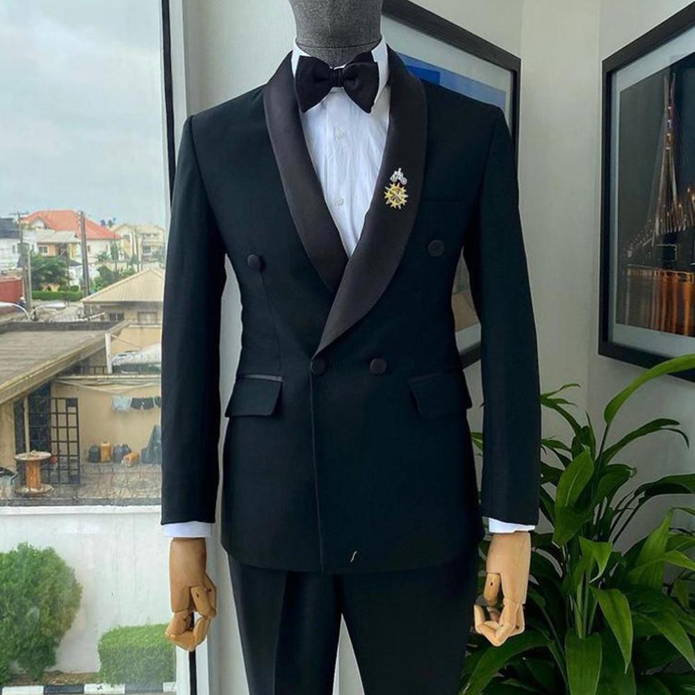 Blazers Black Wedding Tuxedo for Mens Suits with Double Breasted Jacket Pants 2 Piece Slim Fit Formal Male Fashion Prom Costumes, As picture20
Blazers Black Wedding Tuxedo for Mens Suits with Double Breasted Jacket Pants 2 Piece Slim Fit Formal Male Fashion Prom Costumes, As picture20