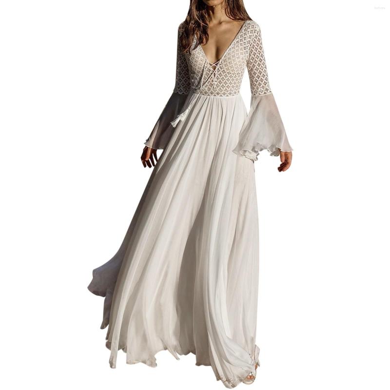 Women's Swimwear Women's Lace Hollow Trumpet Sleeve Beach Dress Holiday Long Skirt Swimsuit Blouse Sunscreen, White
Women's Swimwear Women's Lace Hollow Trumpet Sleeve Beach Dress Holiday Long Skirt Swimsuit Blouse Sunscreen, White