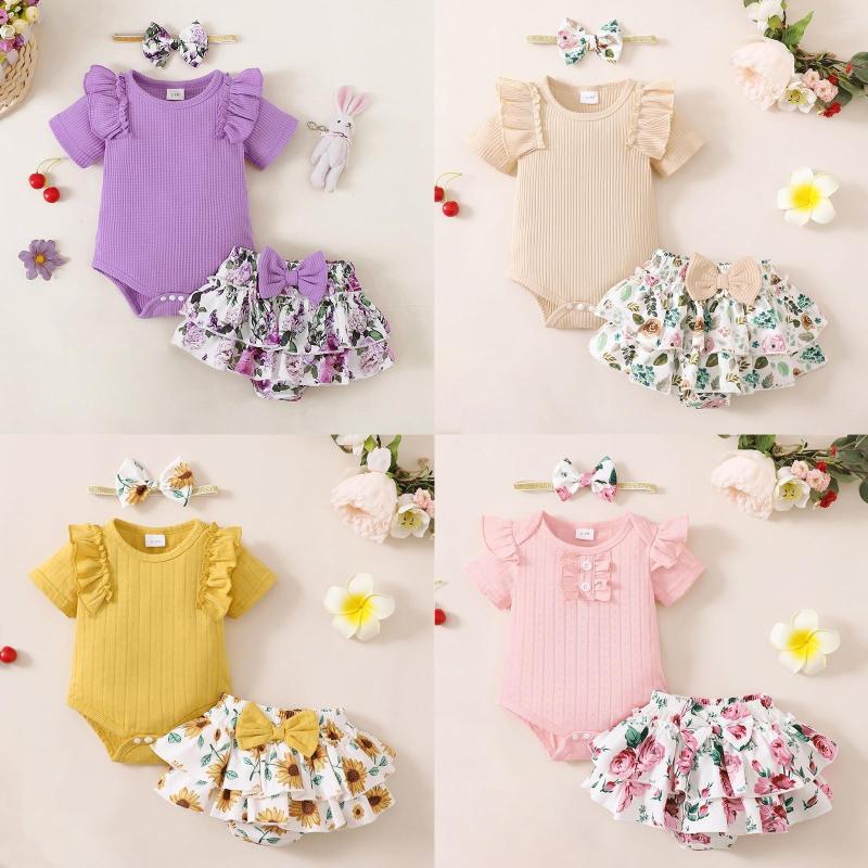 Clothing Sets Chunchun Summer Korean Edition Solid Jacquard Short Sleeve Top Printed Shorts Baby Girl Clothes 36 Months Stuff For Borns, Purple
Clothing Sets Chunchun Summer Korean Edition Solid Jacquard Short Sleeve Top Printed Shorts Baby Girl Clothes 36 Months Stuff For Borns, Purple