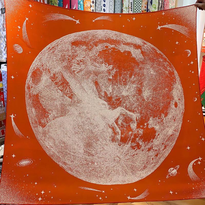 Scarves Silk Cashmere Scarf Women Hand Rolled Shawls Moon Print Square Wraps Lady Bandana Big Hijabs Female Foulards
Scarves Silk Cashmere Scarf Women Hand Rolled Shawls Moon Print Square Wraps Lady Bandana Big Hijabs Female Foulards
