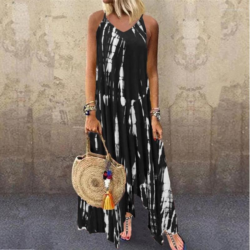 Casual Dresses Summer Boho Beach Style Irregular Tie Dye Print Dress Women V-neck Loose Maxi Long Spaghetti Strap Party, Brown
Casual Dresses Summer Boho Beach Style Irregular Tie Dye Print Dress Women V-neck Loose Maxi Long Spaghetti Strap Party, Brown