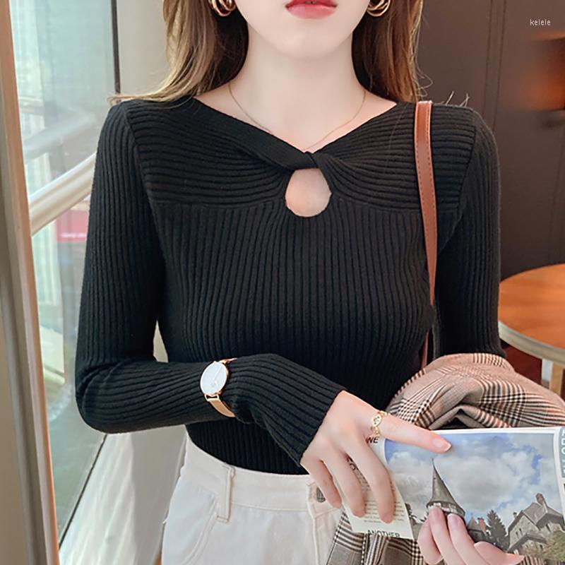 Women's Sweaters 2023 Women Pullover Sweater Knitted Elasticity Casual Kink Cross Jumpers Slim Long Sleeve Female Autumn Hollow Out Korean, Black
Women's Sweaters 2023 Women Pullover Sweater Knitted Elasticity Casual Kink Cross Jumpers Slim Long Sleeve Female Autumn Hollow Out Korean, Black