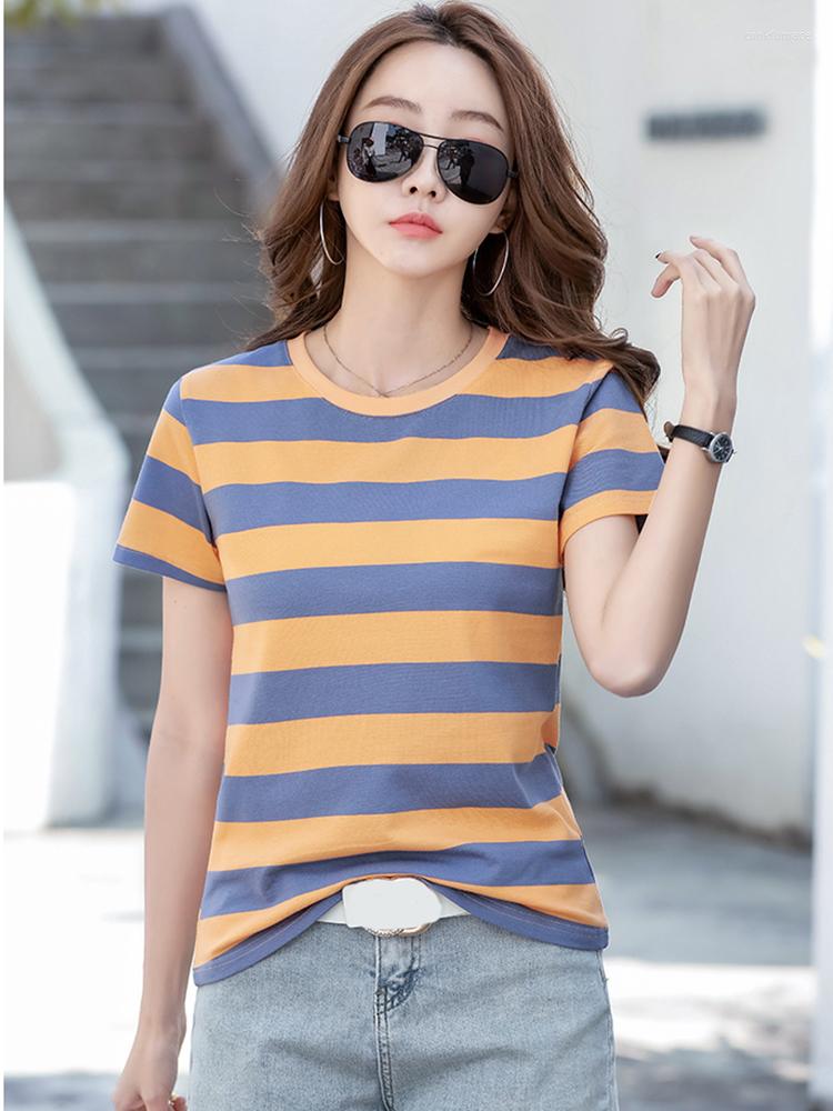 Women' T Shirts Camisetas De Mujer Striped Shirt Women Cotton Short Sleeve Korean Fashion Woman Clothes Tee 2023 Summer Tops, Black
Women' T Shirts Camisetas De Mujer Striped Shirt Women Cotton Short Sleeve Korean Fashion Woman Clothes Tee 2023 Summer Tops, Black