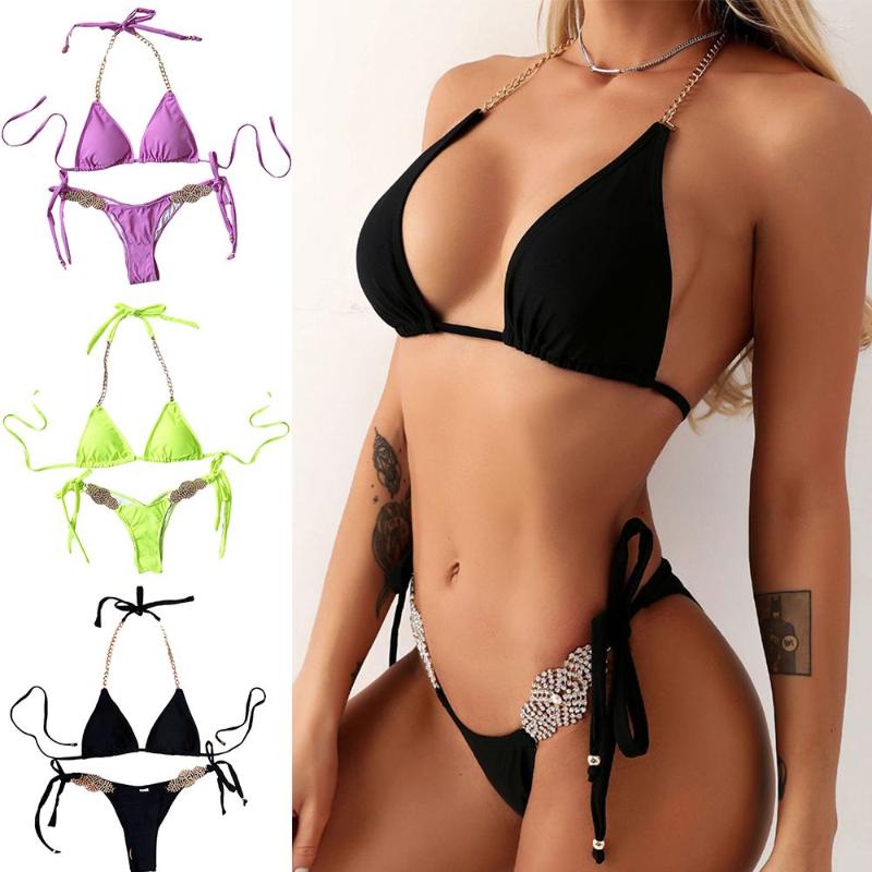 Women's Swimwear 2-Piece Women's Swimsuit Luxurious Rhinestone Bikini Sexy Summer For Swimming Pool Beach Bathing Suit ASD88
Women's Swimwear 2-Piece Women's Swimsuit Luxurious Rhinestone Bikini Sexy Summer For Swimming Pool Beach Bathing Suit ASD88