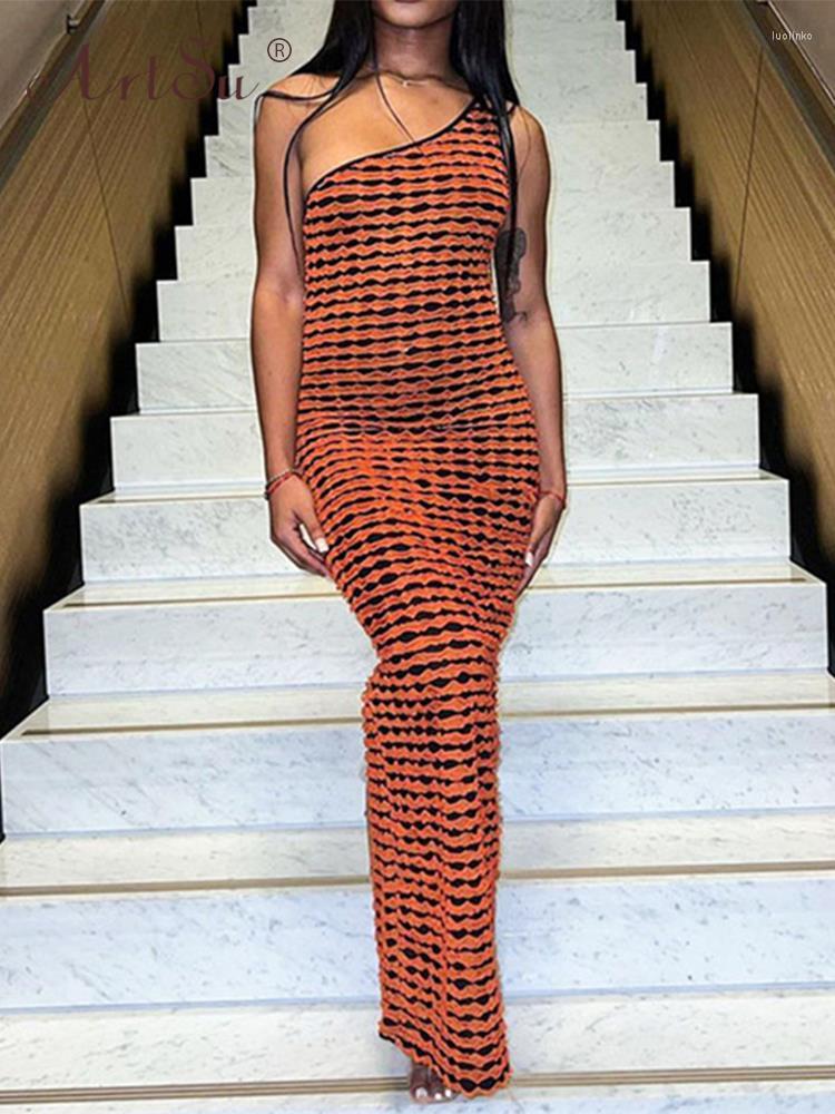 Casual Dresses Slant Neck Sleeveless Maxi Dress Women Sexy Uneven Elastic Summer Contrast Check Midnight Party Club ANDYDR2445, Orange
Casual Dresses Slant Neck Sleeveless Maxi Dress Women Sexy Uneven Elastic Summer Contrast Check Midnight Party Club ANDYDR2445, Orange