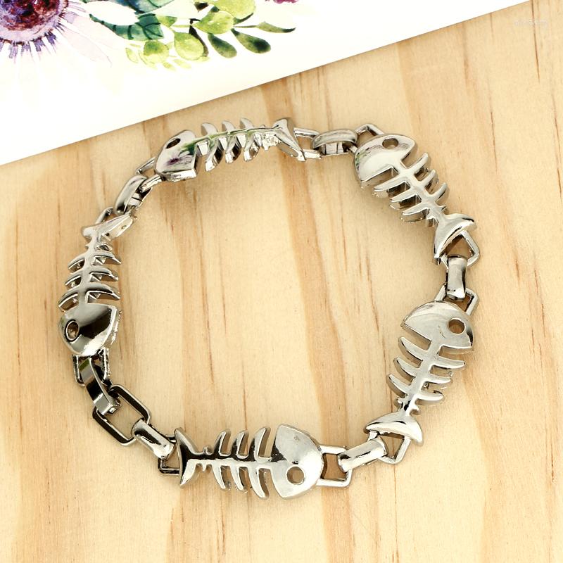 Charm Bracelets ZOSHI Silver Plated Fish Bone Steel Bracelet For Women Mens Punk Style Wrist Bangles Fashion Party Jewelry
Charm Bracelets ZOSHI Silver Plated Fish Bone Steel Bracelet For Women Mens Punk Style Wrist Bangles Fashion Party Jewelry
