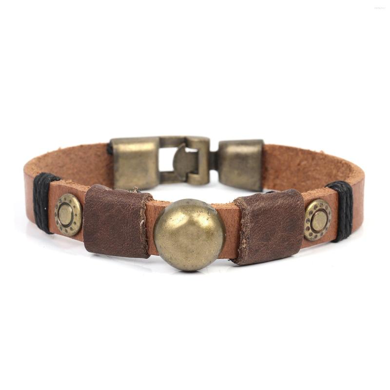 Link Bracelets Wholesale Low Price Vintage Leather Metal Charms Bangles For Men Women Retro Fashion Jewelry Gift
Link Bracelets Wholesale Low Price Vintage Leather Metal Charms Bangles For Men Women Retro Fashion Jewelry Gift