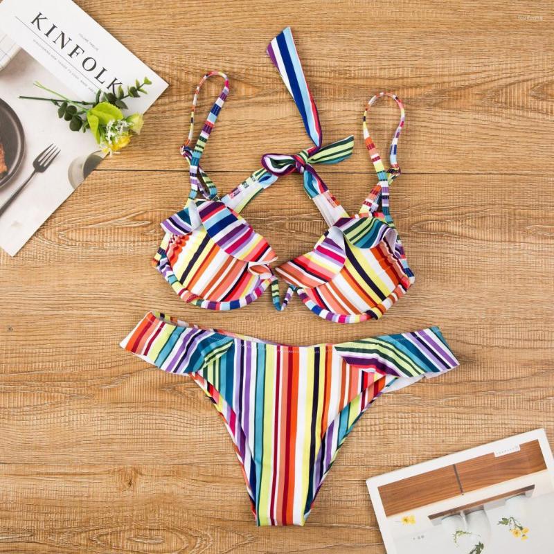 Women' Swimwear Charming Summer Swimsuit Comfy Spaghetti Straps Comfortable Sexy Ruffle Push-Up Bikini Set Women Quick Drying, Black white
Women' Swimwear Charming Summer Swimsuit Comfy Spaghetti Straps Comfortable Sexy Ruffle Push-Up Bikini Set Women Quick Drying, Black white