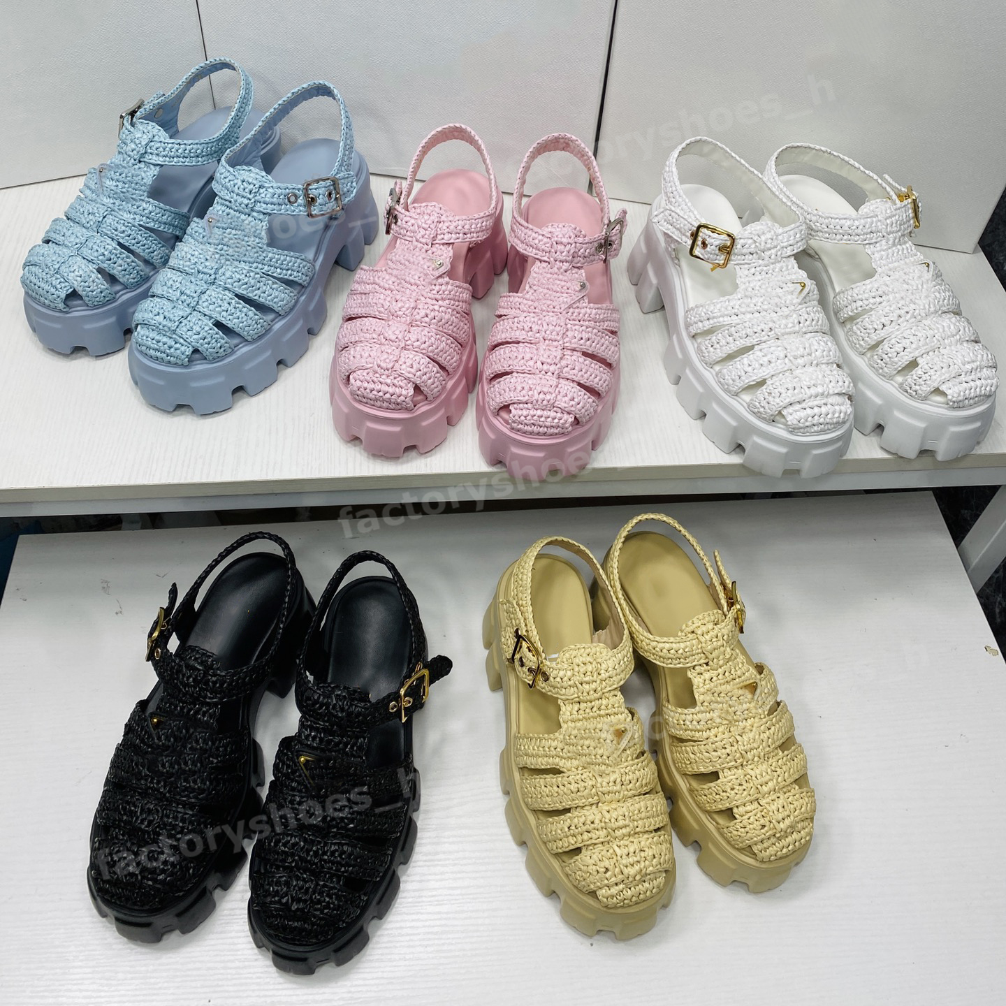 Designer Sandals Monolith Foam Sandal Women Slippers Rubber Slipper Vintage Woven Shoes Platform Slides Fiber Sandals Summer Beach Flip Flips 5.5cm, 12
Designer Sandals Monolith Foam Sandal Women Slippers Rubber Slipper Vintage Woven Shoes Platform Slides Fiber Sandals Summer Beach Flip Flips 5.5cm, 12