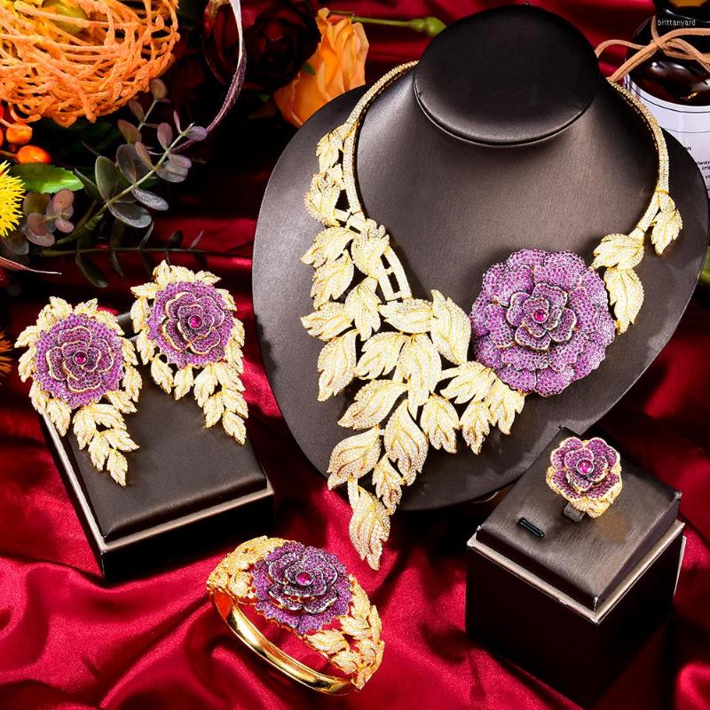 Necklace Earrings Set GODKI Trendy Luxury Valuable Peony Big Flowers Jewelry Bangle Ring For Women Bridal Wedding, Picture shown
Necklace Earrings Set GODKI Trendy Luxury Valuable Peony Big Flowers Jewelry Bangle Ring For Women Bridal Wedding, Picture shown